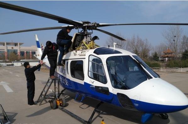 CAH顺利完成郑州警航AW119型机检查维护工作