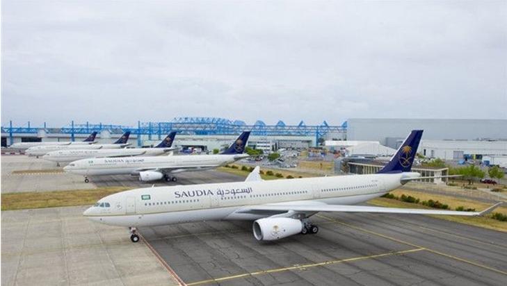 沙特航空接收全球首架A330区域型客机